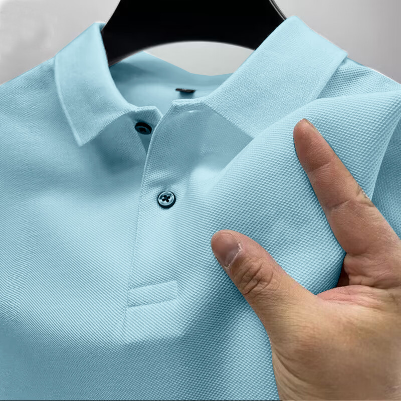 Golfa vīriešu krekls ar pogām ar logotipu Vintage polo krekls S-4XL īsām piedurknēm polo T krekls vīriešu sporta lielizmēra zīmola topi