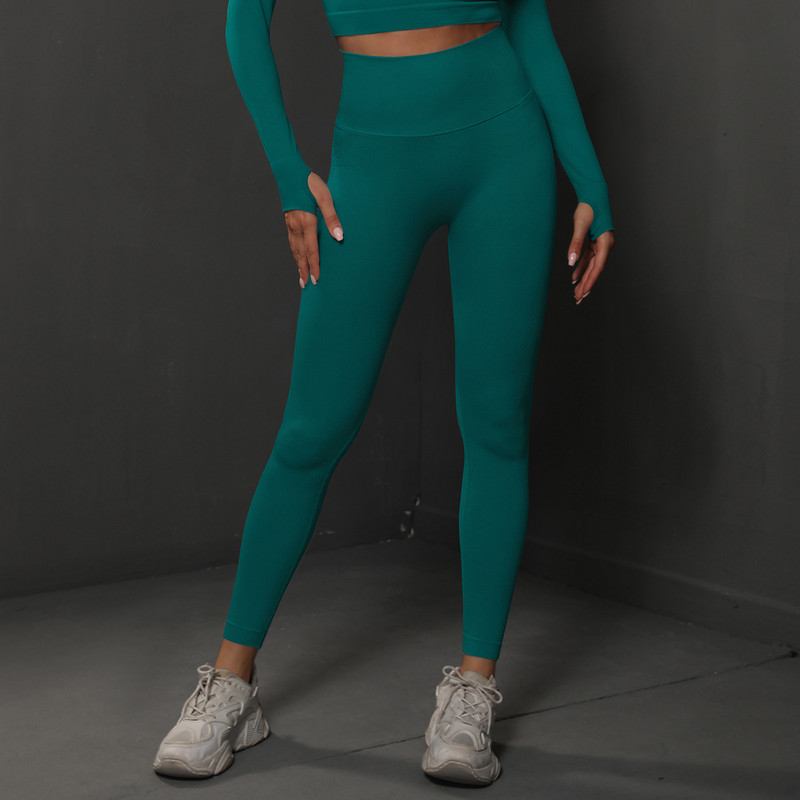 ŐRIZZE MEG A PUMPÁT Varrat nélküli leggings Női edzőtermi jóganadrág Női magas derekú legging Fitness edzésharisnya futónadrág