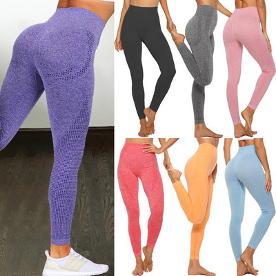 Magas derekú varrat nélküli leggings Push Up leggins Sport Női Fitness Futás Jóga Nadrág Energy Elasztikus Nadrág Tornaterem Lány Harisnyanadrág