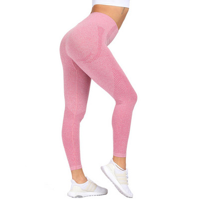 Magas derekú varrat nélküli leggings Push Up leggins Sport Női Fitness Futás Jóga Nadrág Energy Elasztikus Nadrág Tornaterem Lány Harisnyanadrág