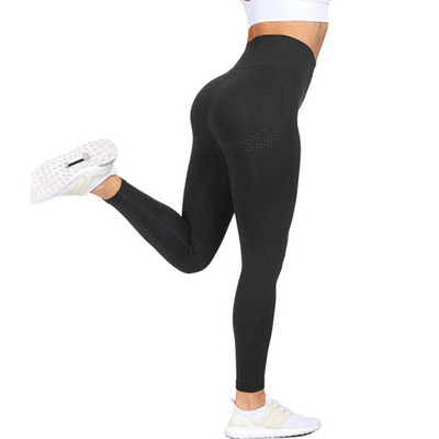 Magas derekú varrat nélküli leggings Push Up leggins Sport Női Fitness Futás Jóga Nadrág Energy Elasztikus Nadrág Tornaterem Lány Harisnyanadrág