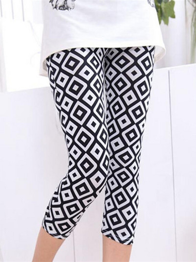 YSDNCHI Γυναικεία Jegging Πολυεστέρας μασίφ Μαύρο Κάπρι Ψηλόμεσο Fitness Κάπρι Ελαστικό κοντό κοντό παντελόνι στη μέση της γάμπας