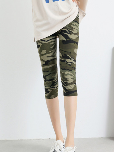 YSDNCHI Γυναικεία Jegging Πολυεστέρας μασίφ Μαύρο Κάπρι Ψηλόμεσο Fitness Κάπρι Ελαστικό κοντό κοντό παντελόνι στη μέση της γάμπας