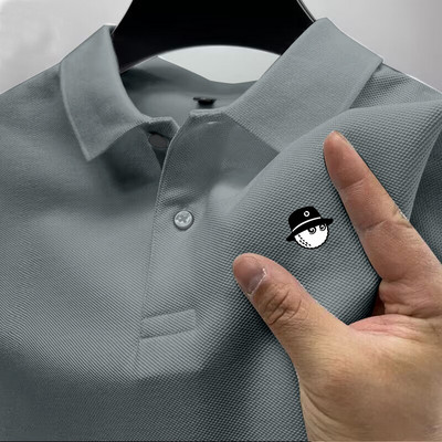 Polo à manches courtes pour hommes, T-shirt absorbant l'humidité et respirant de haute qualité, s-4XL, Europe et Amérique