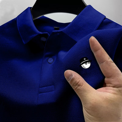 Polo à manches courtes pour hommes, T-shirt absorbant l'humidité et respirant de haute qualité, s-4XL, Europe et Amérique