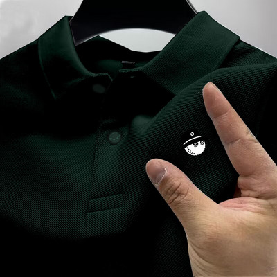 Polo à manches courtes pour hommes, T-shirt absorbant l'humidité et respirant de haute qualité, s-4XL, Europe et Amérique