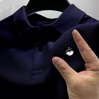 Polo à manches courtes pour hommes, T-shirt absorbant l'humidité et respirant de haute qualité, s-4XL, Europe et Amérique