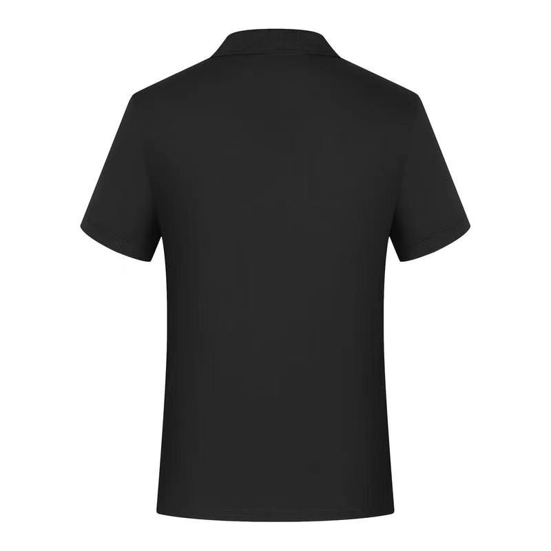 Vīriešu jauns T-krekls Klasisks polo krekls ar īsām piedurknēm Vasaras ikdienas T-krekls ar pogu uz augšu apkakle Super liels S-4XL ikdienas polo krekls