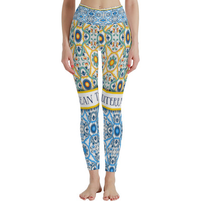 Jambiere cu talie înaltă pentru femei, fără pantaloni atletici moi, pentru controlul burticii, pentru antrenament de yoga pentru alergare