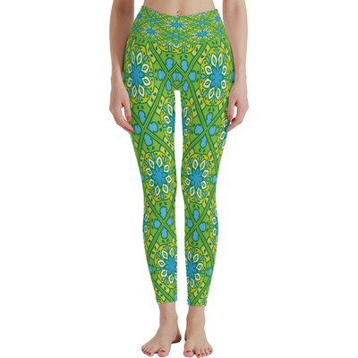 Jambiere cu talie înaltă pentru femei, fără pantaloni atletici moi, pentru controlul burticii, pentru antrenament de yoga pentru alergare