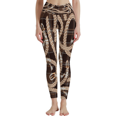 Jambiere cu talie înaltă pentru femei, fără pantaloni atletici moi, pentru controlul burticii, pentru antrenament de yoga pentru alergare