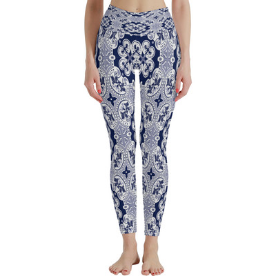 Jambiere cu talie înaltă pentru femei, fără pantaloni atletici moi, pentru controlul burticii, pentru antrenament de yoga pentru alergare