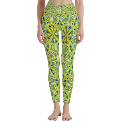 Jambiere cu talie înaltă pentru femei, fără pantaloni atletici moi, pentru controlul burticii, pentru antrenament de yoga pentru alergare