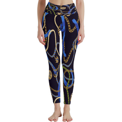 Jambiere cu talie înaltă pentru femei, fără pantaloni atletici moi, pentru controlul burticii, pentru antrenament de yoga pentru alergare