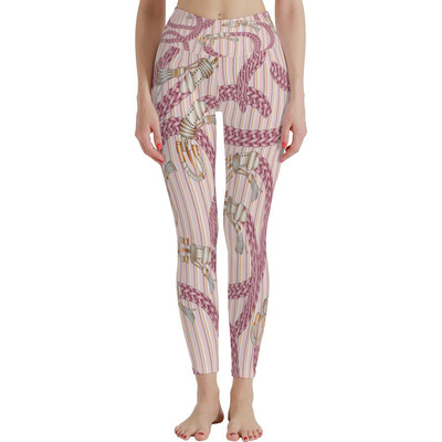 Jambiere cu talie înaltă pentru femei, fără pantaloni atletici moi, pentru controlul burticii, pentru antrenament de yoga pentru alergare