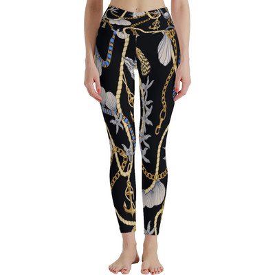 Jambiere cu talie înaltă pentru femei, fără pantaloni atletici moi, pentru controlul burticii, pentru antrenament de yoga pentru alergare