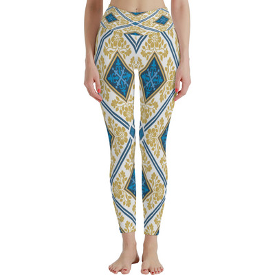 Jambiere cu talie înaltă pentru femei, fără pantaloni atletici moi, pentru controlul burticii, pentru antrenament de yoga pentru alergare