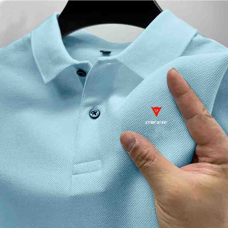 2024 Tricou nou pentru bărbați Classique Polo à manches courtes Haut d'été Tricou décontracté Col boutonné Super Large S-4XL Polo Shi.