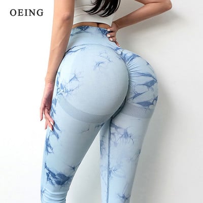 Női szexi buborékos popsi leggings, magas derekú, varrat nélküli minta Sportnadrágok Fitnesz Push Up Gym Leggings Futóedzés Jóganadrágok