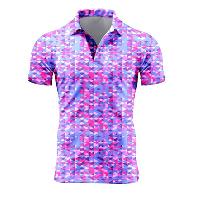 Muške retro polo majice kratkih rukava 3D majice s punim printom cvijeća za muškarce Ljetne ležerne prevelike majice Blusa Masculina