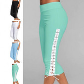 Női sportos nadrág nyári női rövidnadrág jóga nadrág Vékony gyorsan száradó nagy méretű derék nadrág kocogáshoz női leggings