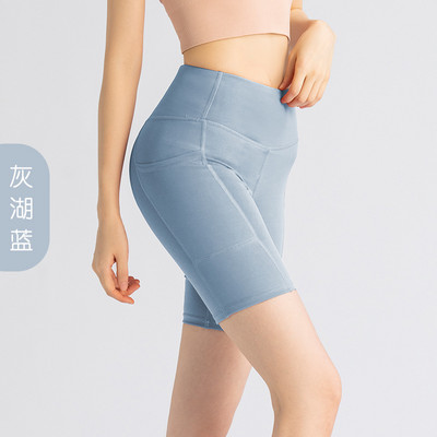 2023. gada jaunas, ar augstu vidukli, kabatas, fitnesa apakšpuses, skriešanas sporta bikses sievietēm, ātri nožūstošās sporta bikses treniņu jogas bikses