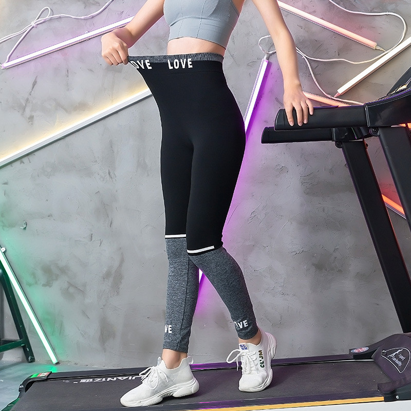 2024. gada jauni klasiski svītraini kokvilnas legingi sievietēm pelēki liela izmēra ikdienišķa sporta zāle atspiešanās legins Mujer dobas, plānas bikses XXXL