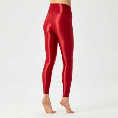 Ljetne prozirne Winkle Butt prozirne sjajne ženske sportske hlače za jogu velike veličine uske tajice za trčanje visokog struka