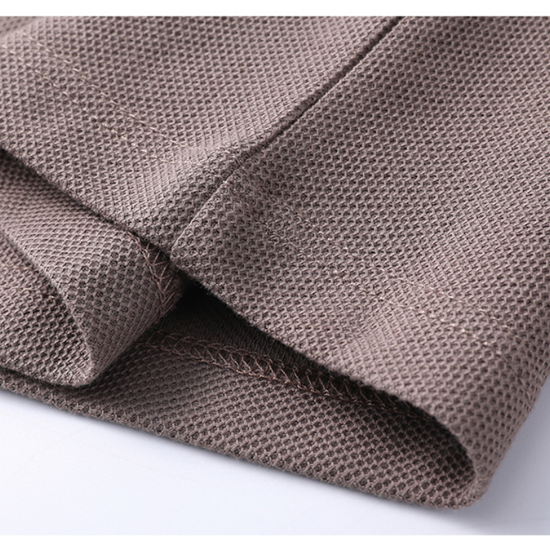 Poslovno ležerna muška polo majica kratkih rukava, ljetna majica kratkih rukava s patentnim zatvaračem za muškarce, visoka kvaliteta 2024 Top s blokiranim bojama