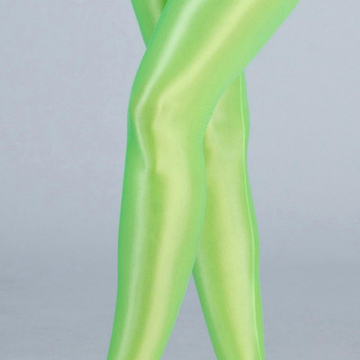 Szexi fényes ceruza nadrágok elasztikus olaj fényes feszes sima, átlátszó leggings táncharisnya Candy színű trikó