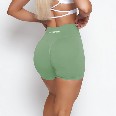 Pchee Bum Contour Scrunch Butt Biker Shorts Bešavne sportske kratke hlače za žene Joga kratke Push Up kratke hlače za teretanu s visokim strukom
