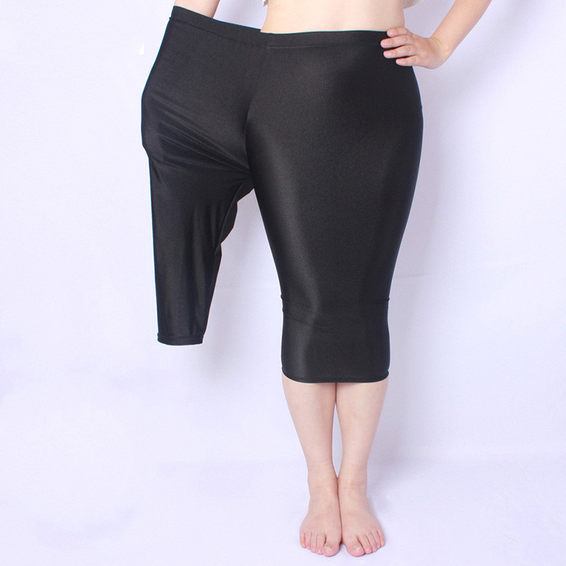 INDJXND Moteriškos Seksualios Antblauzdžiai Vasarinės Kaprio Neoninės Aukšto Liemens Džeggingi Spandeksas Moteriškas Fitness Plonos trumpos kelnės Nauji saldainiai elastingi