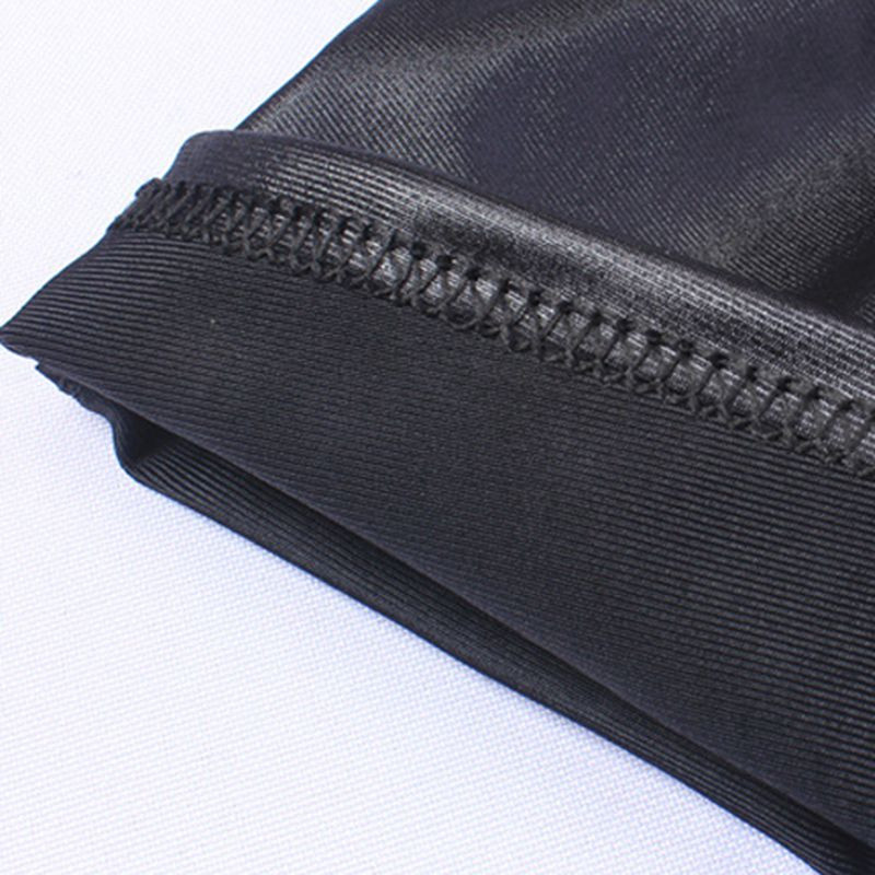 PLus veličina 6XL 7XL Ženske tajice, crne tajice visokog struka od umjetne kože za fitness Elastične rastezljive uske hlače pencil hlače