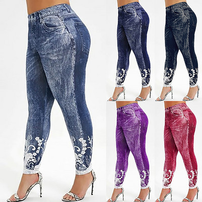 Jaunums In Legingi Sievietēm Tummy Control Printed Joga Fitness Legingi Skriešanas Gym Stretch Sporta Bikses Pantalones De Mujer