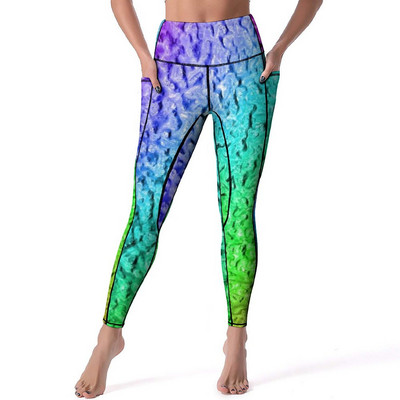 Jambiere de calitate metalică de epocă, cu model mandala auriu, pantaloni de yoga push-up, jambiere elastice dulci, jambiere sport pentru antrenament pentru femei