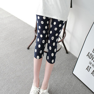 VIIANLES Κοντό παντελόνι Casual Capris Γυναικείο Καλοκαιρινό κολάν με floral εμπριμέ μαύρο Street Φορέστε ψηλόμεσο σέξι κολάν