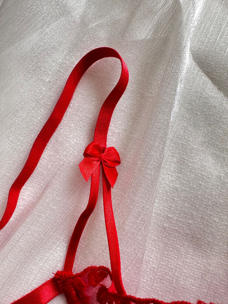 Ellolace seksīga apakšveļa smalkām sievietēm Sirds formas izšuvumi Pasaku eksotiskie komplekti Jutekliski fantāzijas mežģīnes Bilizna Tikai fanu tērpi