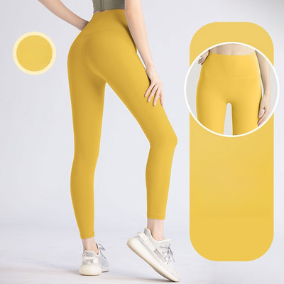 Îmbrăcăminte sportivă pentru femei Leggings de gimnastică Îmbrăcăminte de yoga pentru femei de mărime mare, fără sudură, cu talie înaltă, pantaloni de alergare strânși pentru antrenament sport