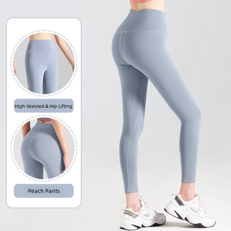 Sportisks sieviešu apģērbs Sporta zāles legingi Sieviešu Jogas Apģērbs Lielizmēra Bezšuvju Augsts Viduklis Push Up Sporta Treniņa šauras skriešanas bikses