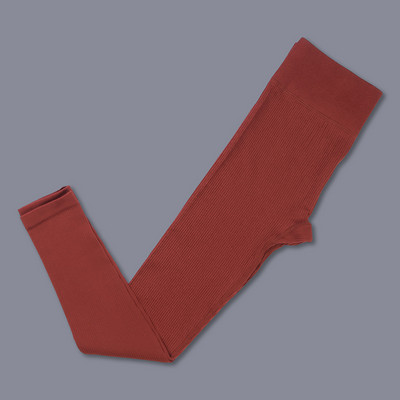 Rievoti legingi Sieviešu ar augstu vidukli Joga Bikses Sporta stulpiņi Bezšuvju sporta legingi Zeķubikses Push Up Fitnesa bikses Svītraini legingi