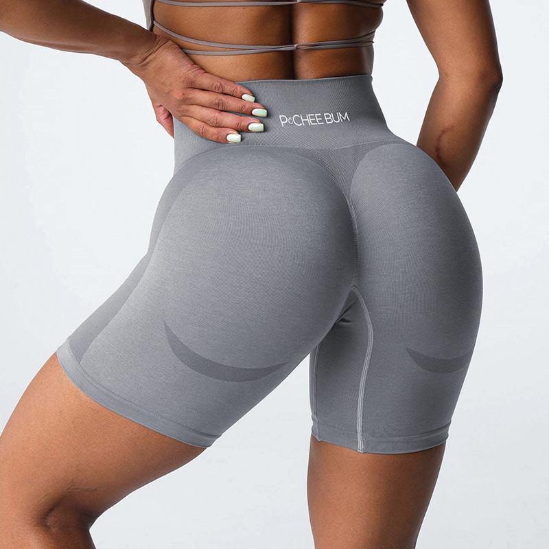 2023 Pcheebum Taupe Contour Seamless Shorts Női Shorts Quick Dry Gym Légáteresztő futás Sport Kerékpáros rövidnadrág Női Jóga