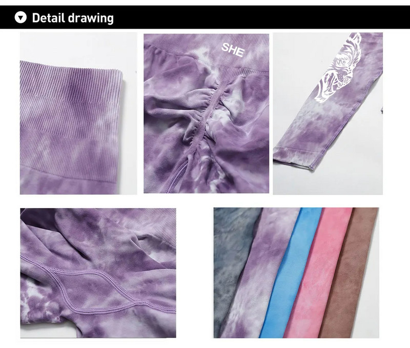 She Darc Legingi Sievietēm elastīgas skriešanas bikses Vasaras šauras sporta zāles apģērbs Sports Sieviešu treniņš Fitness Leggins Bezšuvju jogas zeķubikses