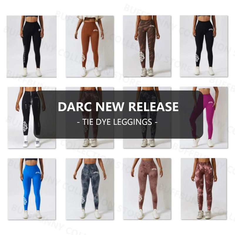 She Darc Legingi Sievietēm elastīgas skriešanas bikses Vasaras šauras sporta zāles apģērbs Sports Sieviešu treniņš Fitness Leggins Bezšuvju jogas zeķubikses