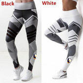 HDDHDHH Márkanyomtatás Geometrikus Mintás Sport Leggings Női Nadrágok Szexi szűk divat Edzés Fitness nadrágok