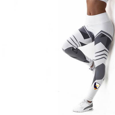 HDDHDHH Márkanyomtatás Geometrikus Mintás Sport Leggings Női Nadrágok Szexi szűk divat Edzés Fitness nadrágok