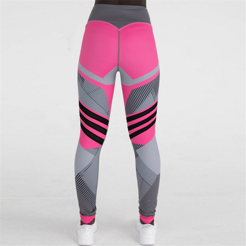 HDDHDHH Márkanyomtatás Geometrikus Mintás Sport Leggings Női Nadrágok Szexi szűk divat Edzés Fitness nadrágok