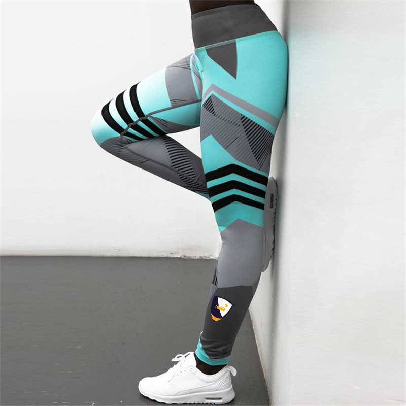 HDDHDHH Márkanyomtatás Geometrikus Mintás Sport Leggings Női Nadrágok Szexi szűk divat Edzés Fitness nadrágok