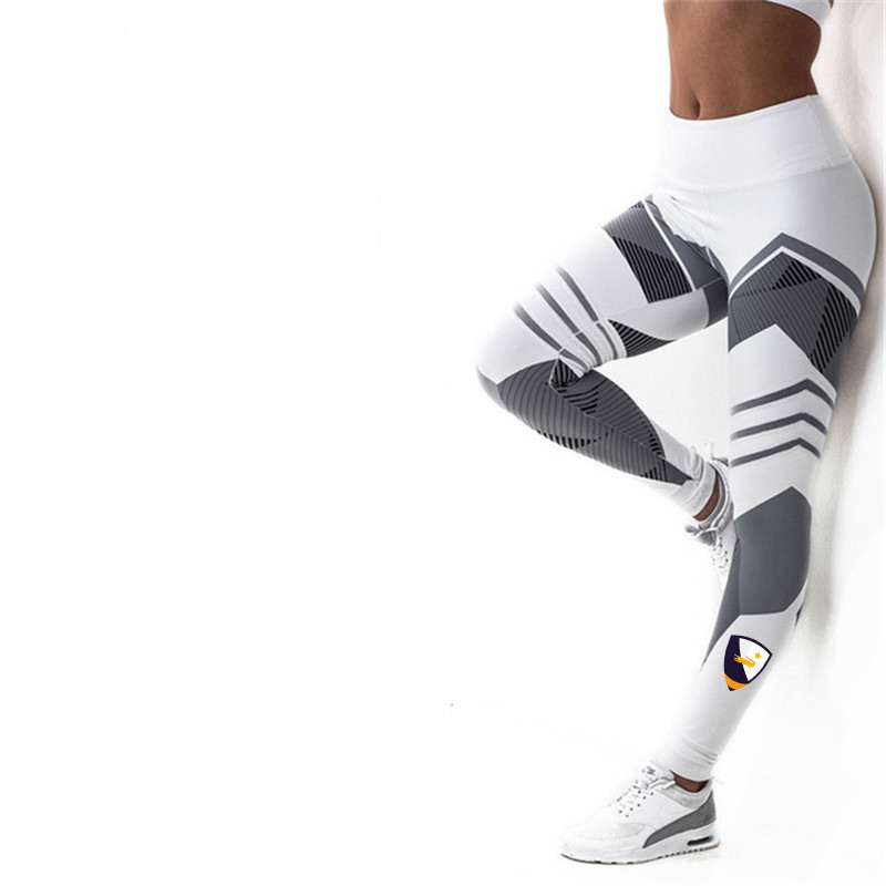HDDHDHH Márkanyomtatás Geometrikus Mintás Sport Leggings Női Nadrágok Szexi szűk divat Edzés Fitness nadrágok