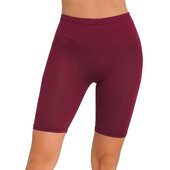 Pantaloni scurti elastici pentru femei Leggings scurti ocazional Pantaloni scurti de fitness strâmți, cu croiala subțire, pantaloni scurți elastici, solidi de vară, haine pentru acasă