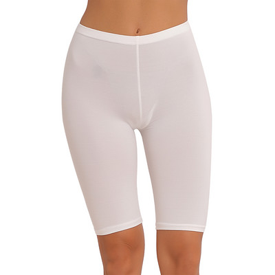 Pantaloni scurti elastici pentru femei Leggings scurti ocazional Pantaloni scurti de fitness strâmți, cu croiala subțire, pantaloni scurți elastici, solidi de vară, haine pentru acasă